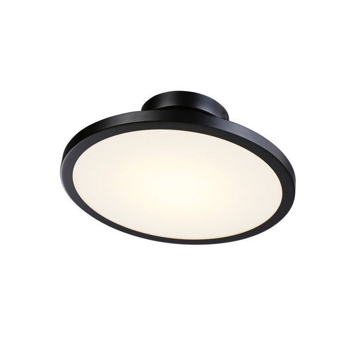 Artcraft LED Flush Mount from the Lucida collection in Black finish