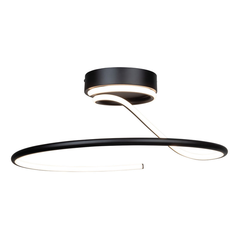 Artcraft LED Semi-Flush Mount from the Halo collection in Black finish
