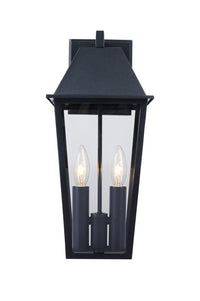 Artcraft Two Light Outdoor Wall Mount from the Winchester collection in Black finish