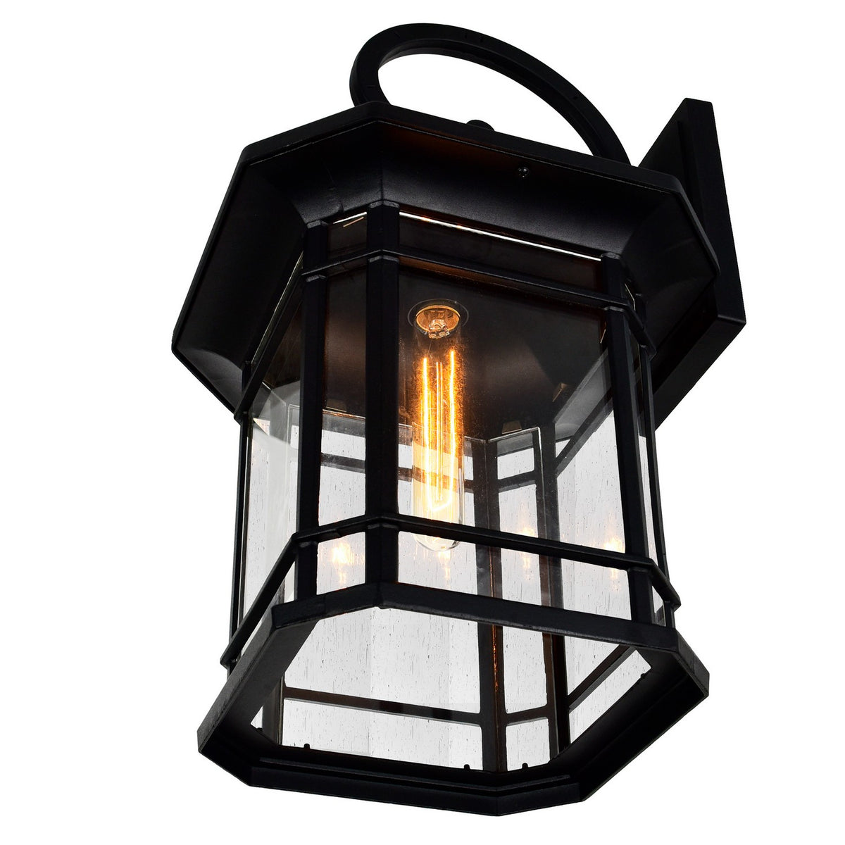 CWI Lighting - 0411W11-1-101 - One Light Outdoor Wall Lantern - Blackburn - Black