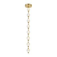 Alora - PD321708NB - LED Pendant - Marni - Natural Brass