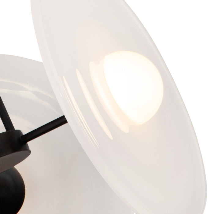 Alora LED Pendant from the Harbour collection in Urban Bronze/Glossy Opal Glass finish