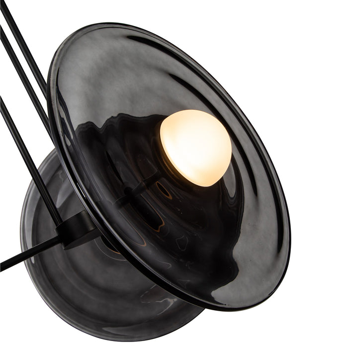 Alora LED Pendant from the Harbour collection in Urban Bronze/Smoked Glass finish