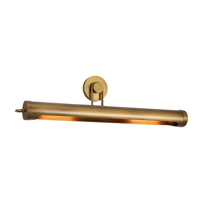 Alora Two Light Picture Light from the Wynwood collection in Vintage Brass finish