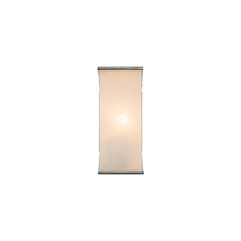 Alora One Light Wall Sconce from the Abbott collection in Polished Nickel/Alabaster finish