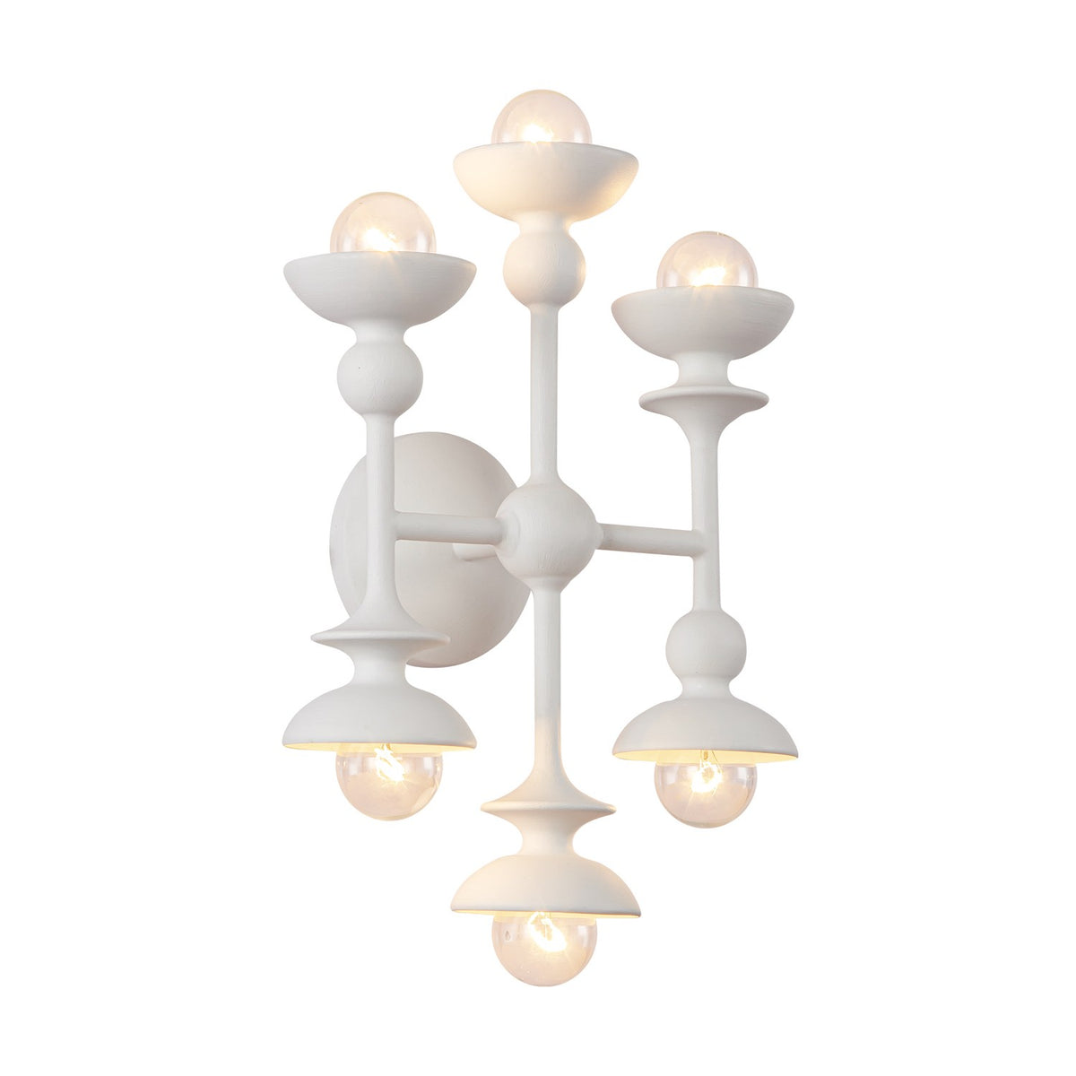 Alora - WV328611AW - Six Light Vanity - Cadence - Antique White