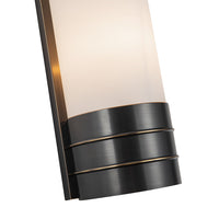 Alora Three Light Vanity from the Willard collection in Urban Bronze/Matte Opal Glass finish