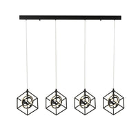 Artcraft LED Island Pendant from the Tulip collection in Matte Black finish