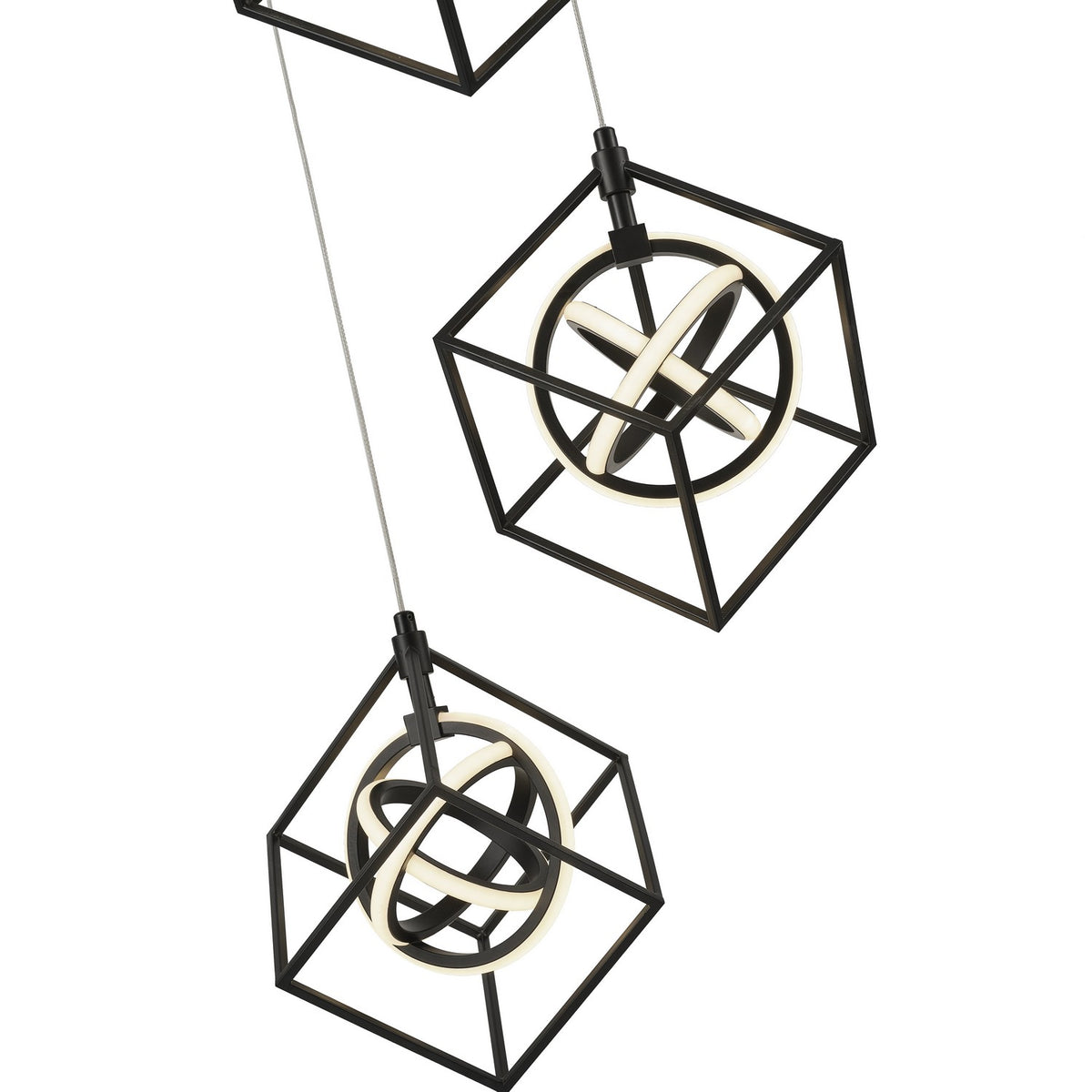 Artcraft LED Pendant from the Tulip collection in Matte Black finish