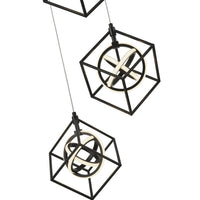 Artcraft LED Pendant from the Tulip collection in Matte Black finish
