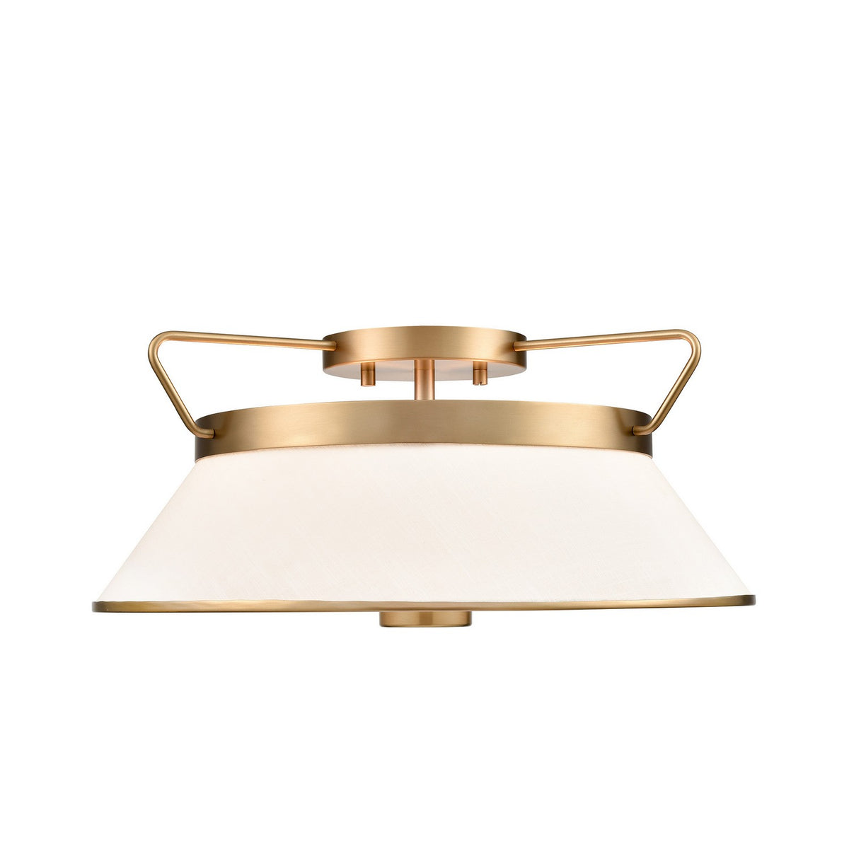 Artcraft - AC11833BB - Two Light Semi Flushmount - Layla - Brushed Brass