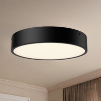 Alora - FM554011MB-5CCT - LED Flush Mount - Adelaide - Matte Black