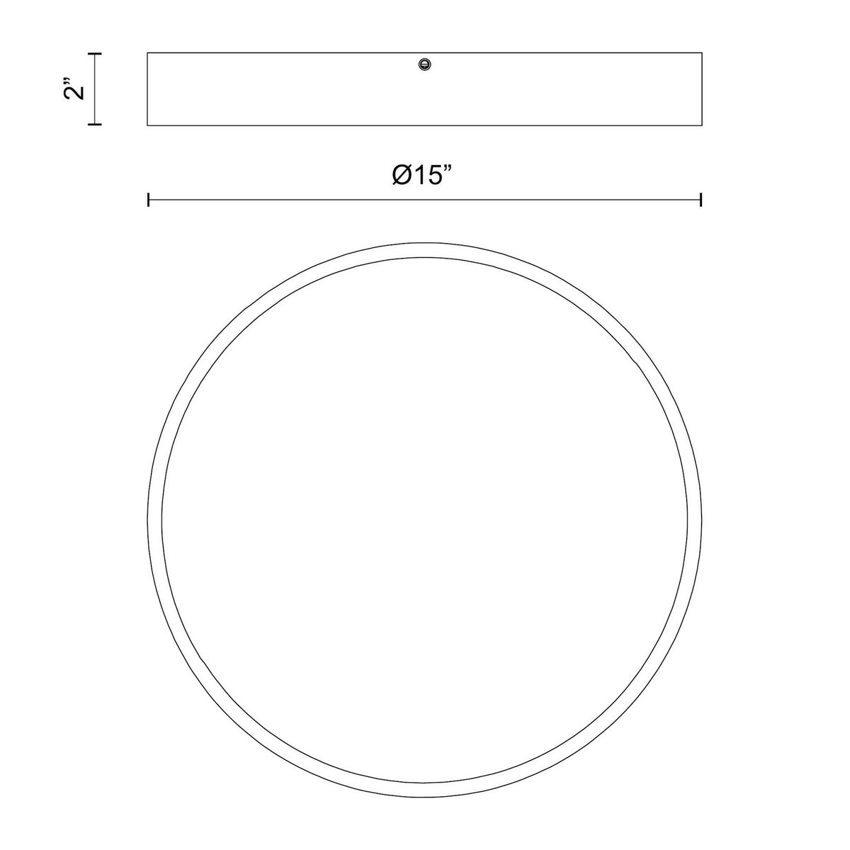 Alora - FM554015MB-5CCT - LED Flush Mount - Adelaide - Matte Black