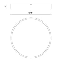 Alora - FM554015MB-5CCT - LED Flush Mount - Adelaide - Matte Black