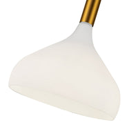 Alora - PD532312AGOP - One Light Pendant - Belleview - Aged Gold/Opal Glass