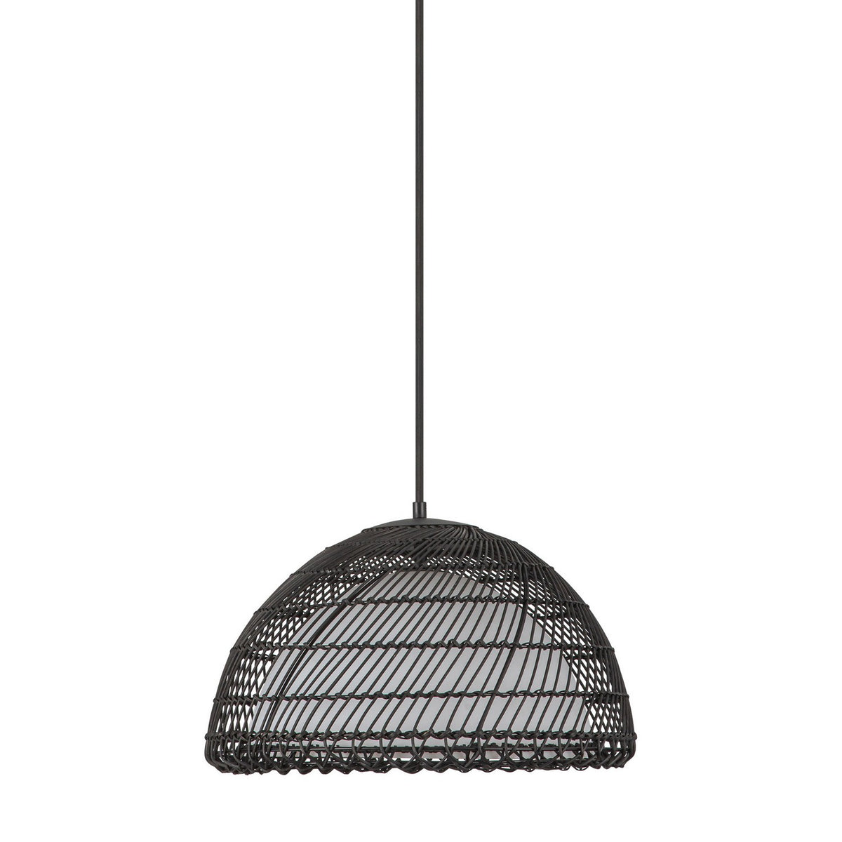 Alora - PD631416MBOP - One Light Pendant - Bondi - Matte Black/Opal