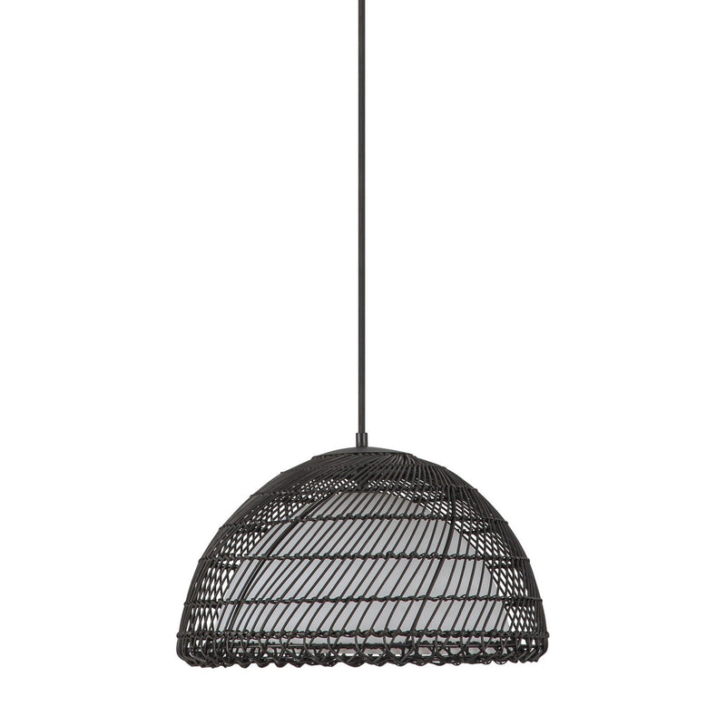 Alora - PD631416MBOP - One Light Pendant - Bondi - Matte Black/Opal