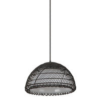 Alora - PD631416MBOP - One Light Pendant - Bondi - Matte Black/Opal