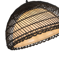 Alora - PD631416MBOP - One Light Pendant - Bondi - Matte Black/Opal