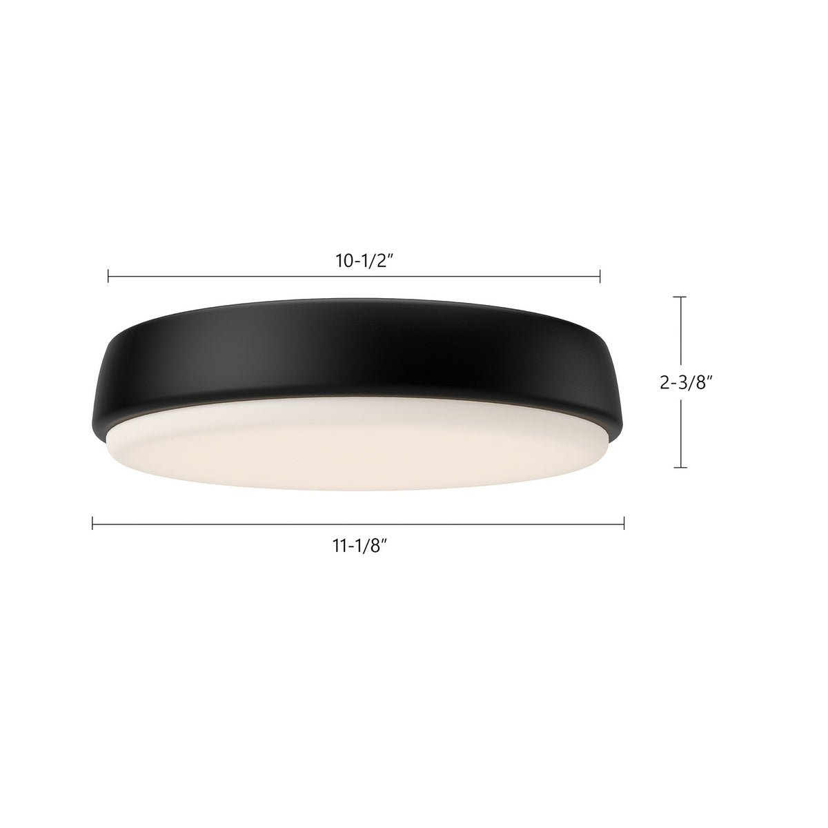 Alora - FM503611MB-5CCT - LED Flush Mount - Laval - Matte Black