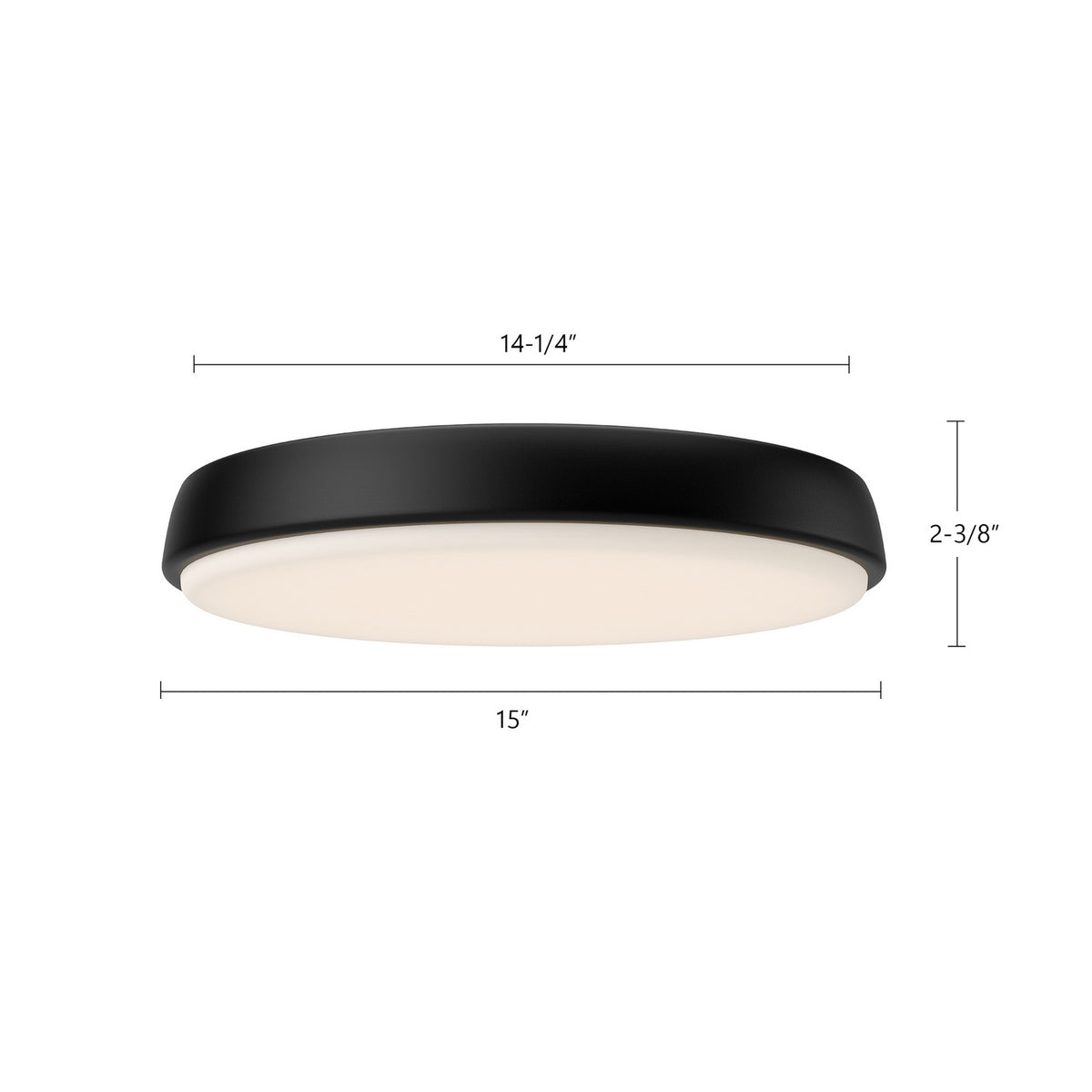Alora - FM503715MB-5CCT - LED Flush Mount - Laval - Matte Black