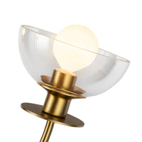 Alora - CH515226BGCL - Four Light Chandelier - Sylvia - Brushed Gold/Clear Glass