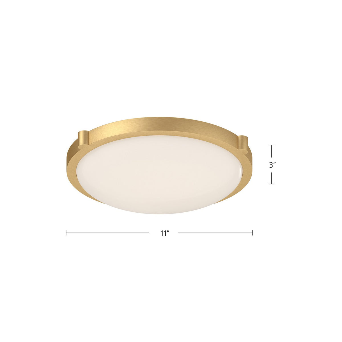 Kuzco Lighting - 501112BG-LED-5CCT - LED Flush Mount - Floyd - Brushed Gold