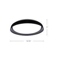 Kuzco Lighting - FM43117-BK-5CCT - LED Flush Mount - Hampton - Black