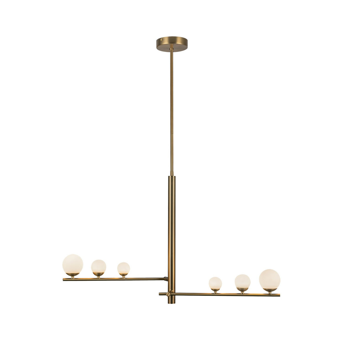 Kuzco Lighting - PD55520-BG/OP - LED Pendant - Cypress - Brushed Gold/Opal Glass
