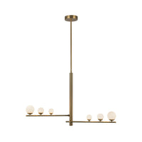 Kuzco Lighting - PD55520-BG/OP - LED Pendant - Cypress - Brushed Gold/Opal Glass