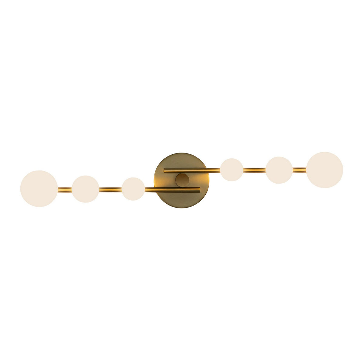 Kuzco Lighting - VL55529-BG/OP - LED Vanity - Cypress - Brushed Gold/Opal Glass