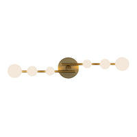 Kuzco Lighting - VL55529-BG/OP - LED Vanity - Cypress - Brushed Gold/Opal Glass