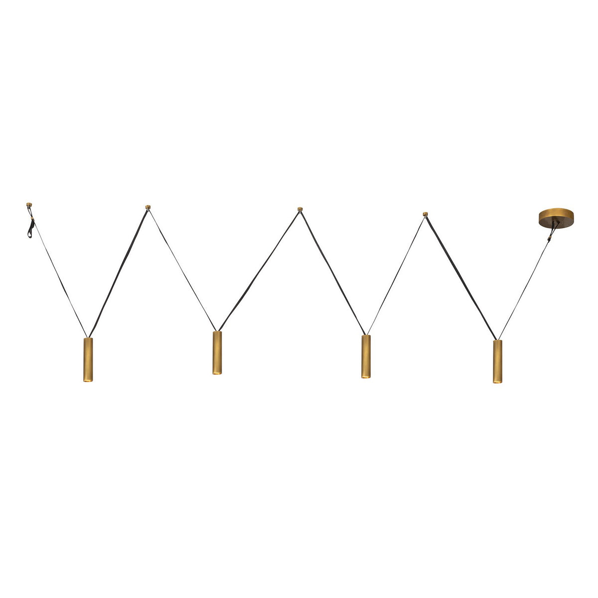 Kuzco Lighting - LP90404-VB - LED Linear Pendant - Mason - Vintage Brass