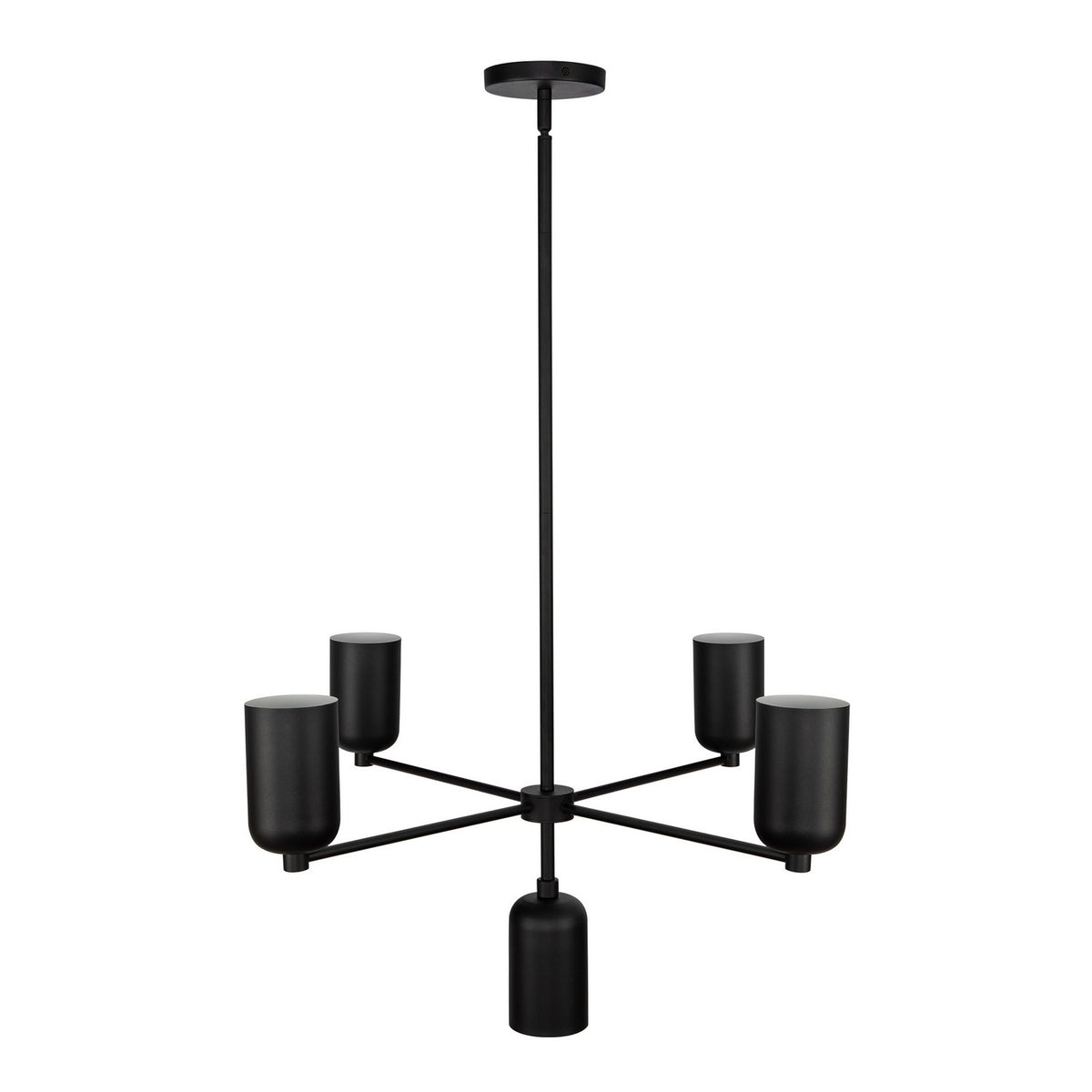 Kuzco Lighting - CH57731-BK - Five Light Chandelier - Nola - Black