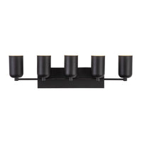 Kuzco Lighting - VL57732-BK - Five Light Vanity - Nola - Black