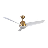 Kuzco Lighting - CF91954-BG/WH - 54"Ceiling Fan - Thalia - Brushed Gold/Matte White