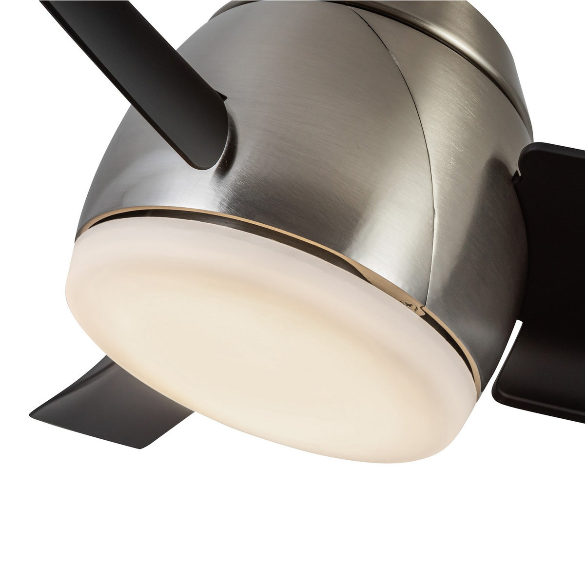Kuzco Lighting - CF91954-BN/MB - 54"Ceiling Fan - Thalia - Brushed Nickel/Matte Black
