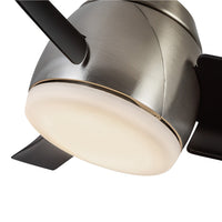 Kuzco Lighting - CF91954-BN/MB - 54"Ceiling Fan - Thalia - Brushed Nickel/Matte Black