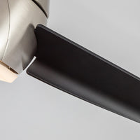 Kuzco Lighting - CF91954-BN/MB - 54"Ceiling Fan - Thalia - Brushed Nickel/Matte Black