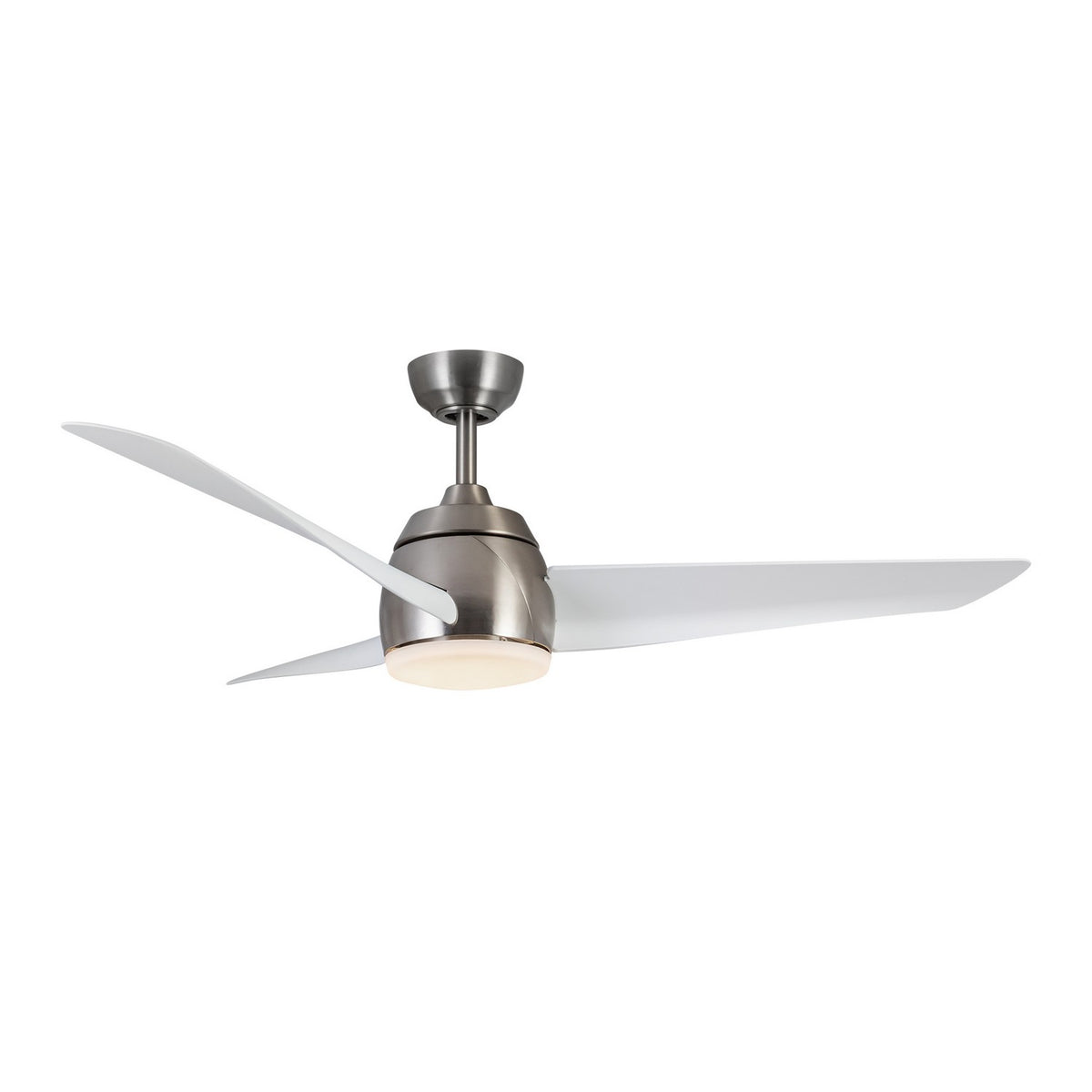 Kuzco Lighting - CF91954-BN/WH - 54"Ceiling Fan - Thalia - Brushed Nickel/Matte White