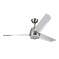 Kuzco Lighting - CF91954-BN/WH - 54"Ceiling Fan - Thalia - Brushed Nickel/Matte White