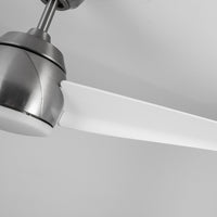Kuzco Lighting - CF91954-BN/WH - 54"Ceiling Fan - Thalia - Brushed Nickel/Matte White