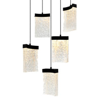 CWI Lighting - 1587P12-5-101 - LED Mini Pendant - Lava - Black