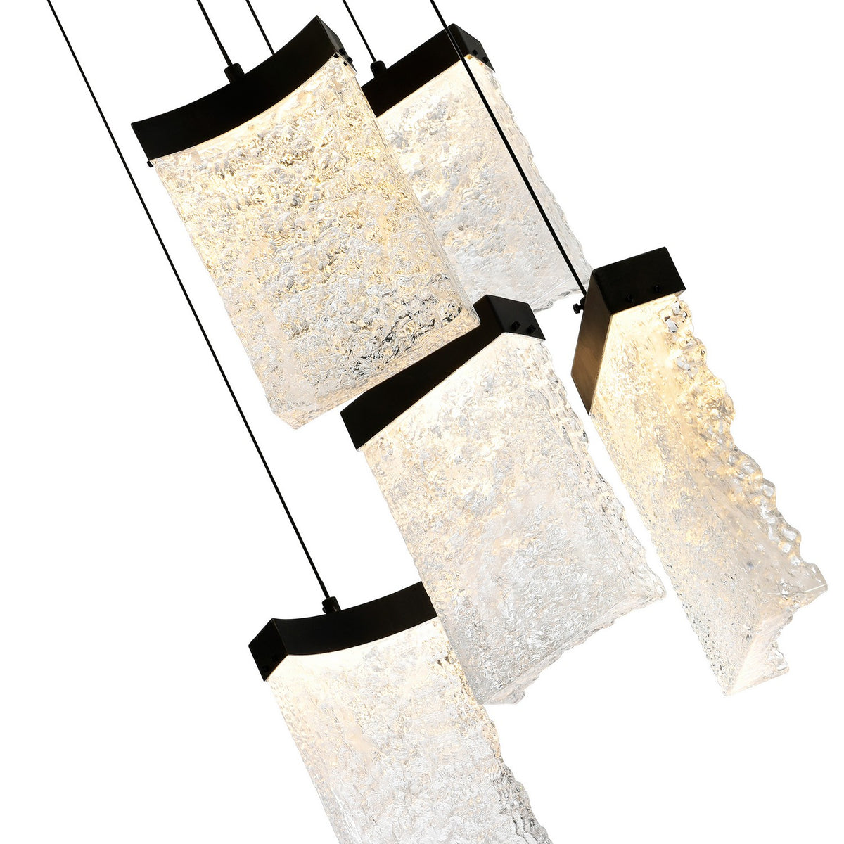 CWI Lighting - 1587P12-5-101 - LED Mini Pendant - Lava - Black