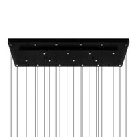 CWI Lighting - 1588P48-10-101 - LED Chandelier - Stagger - Black
