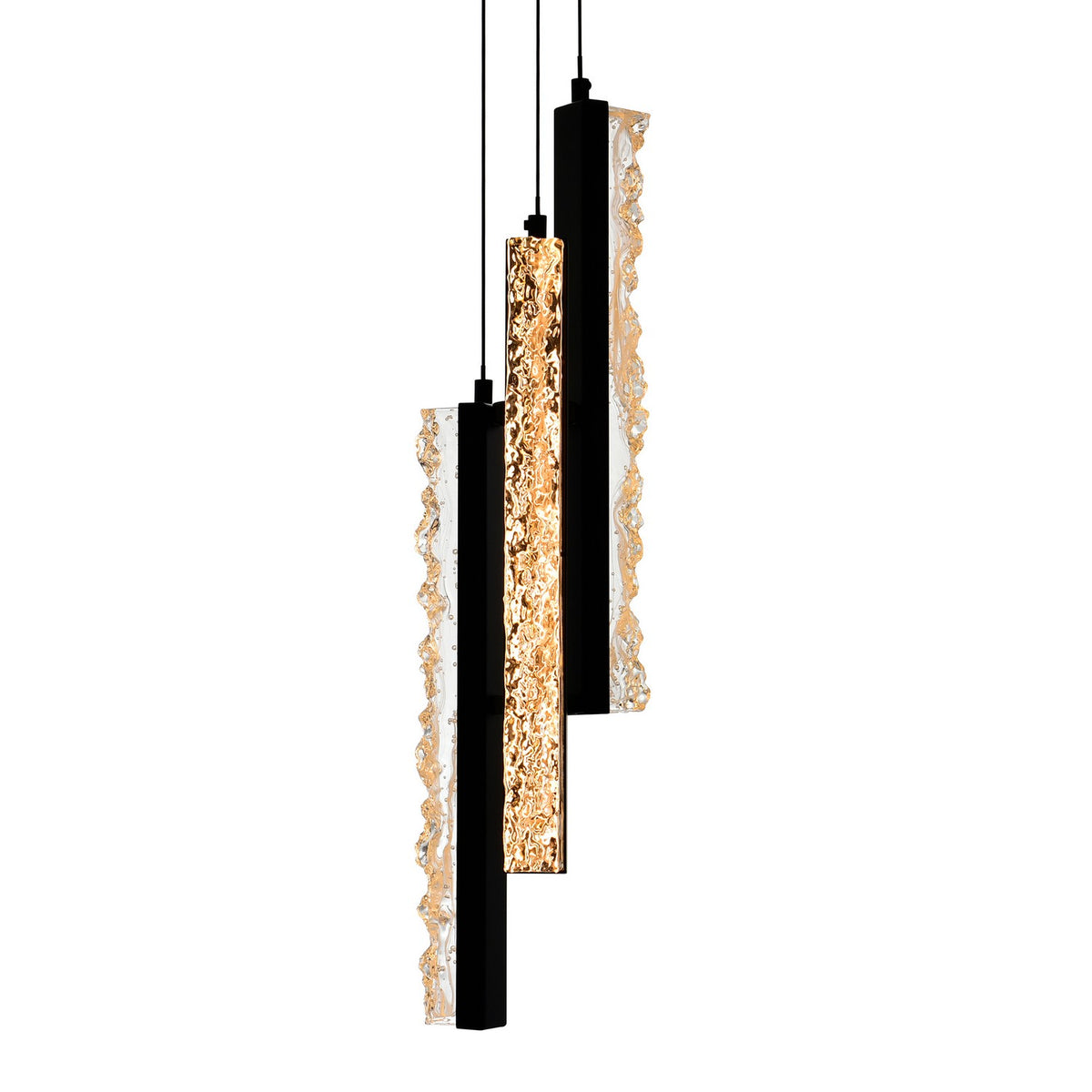 CWI Lighting - 1588P6-3-101 - LED Mini Pendant - Stagger - Black