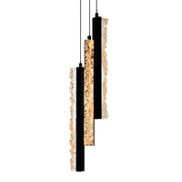 CWI Lighting - 1588P6-3-101 - LED Mini Pendant - Stagger - Black