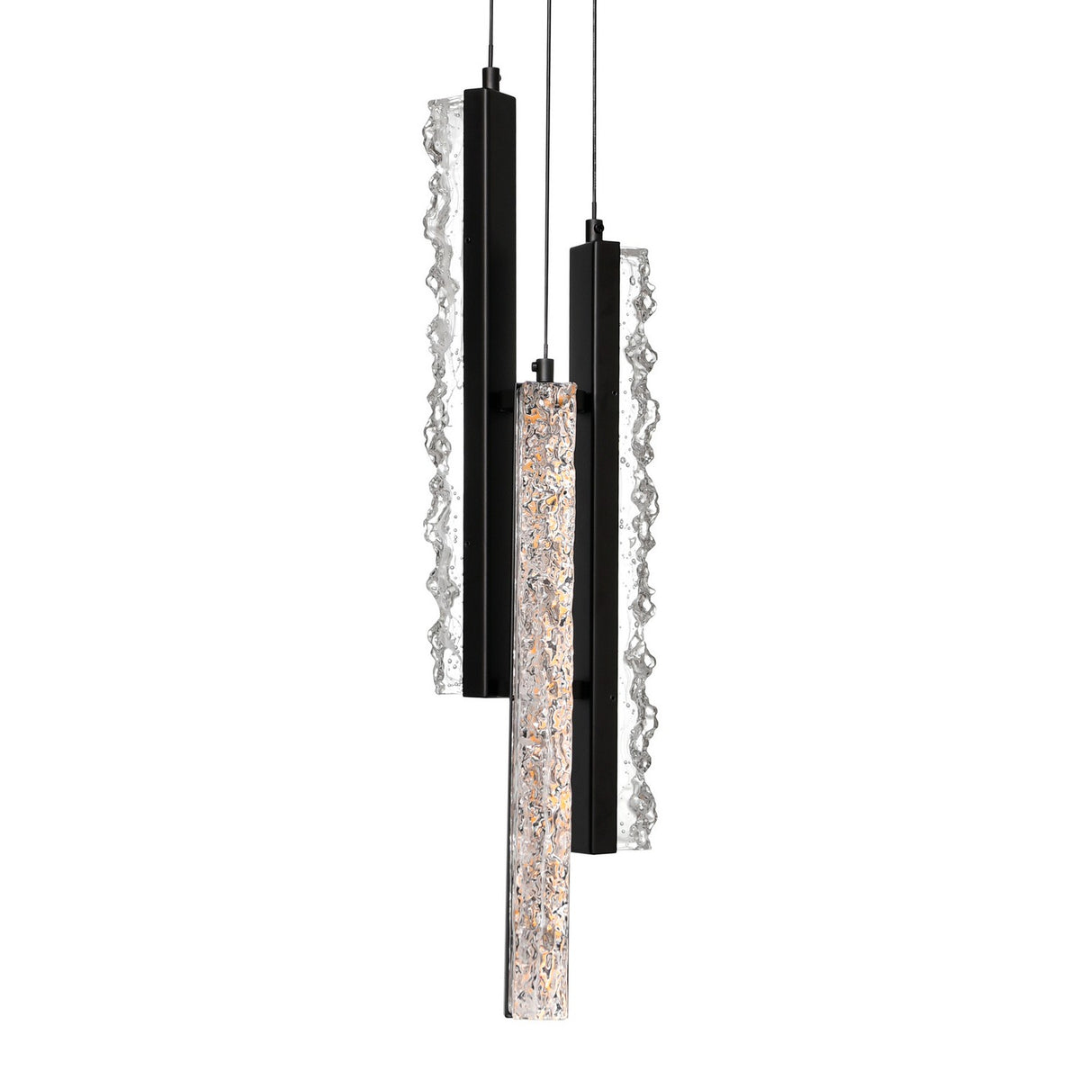 CWI Lighting - 1588P6-3-101 - LED Mini Pendant - Stagger - Black