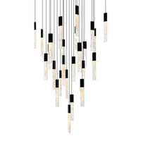 CWI Lighting - 1589P28-25-101 - LED Chandelier - Greta - Black