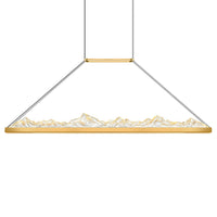 CWI Lighting - 1601P48-624 - LED Chandelier - Himalayas - Brass